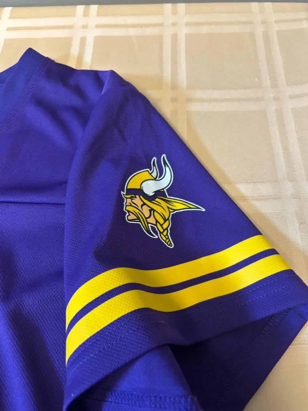 NFL Women's Minnesota Vikings Team Apparel V-Neck Jersey - Picture 5 of 8